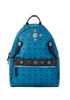 Dual Studded Backpack/Wristlet, front view